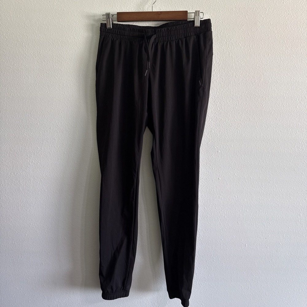 UNRL women's size Medium black nylon blend jogger pant run athleisure gym
